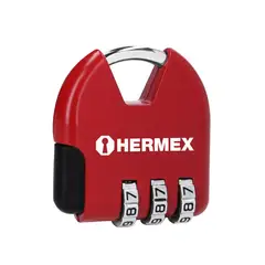 HERMEX - Candado maletero de combinación 36 mm