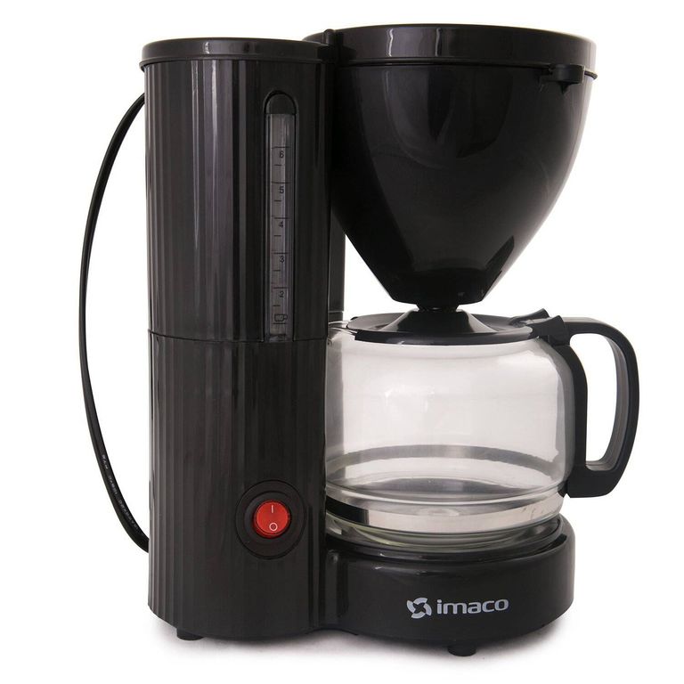 Cafetera eléctrica icm608n 6 a 8 tazas negro