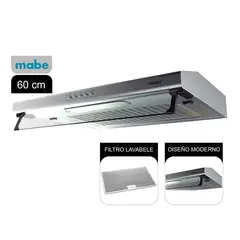 MABE - Campana extractora cmu6020pi0 60 cm