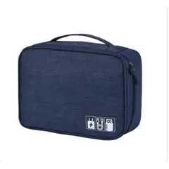 AURELA - Estuche Organizador de Cables y Accesorios Impermeable - Azul