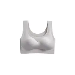 AURELA - Brasier Sostén Sin Costuras - Gris XL
