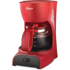 OSTER - Cafetera BVSTDCDR5R-053 de 4 tazas - rojo