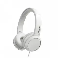 PHILIPS - Audífono CMicrof TAH4105WT Extra bass plegable White