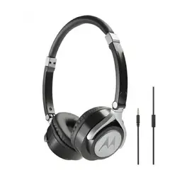 MOTOROLA - Audífono Pulse 2 Diadema con Cable y Micrófono Negro