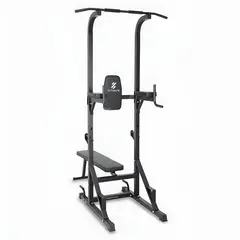 ULTIMATE FITNESS - Máquina - Estación Dominadas Paralelas Multifunción Pro con Banca