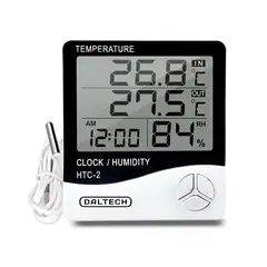 OEM - Termohigrómetro Higrómetro Termómetro Digital Con Sonda HTC-2