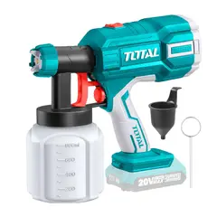 TOTAL TOOLS - PISTOLA DE PINTURA 20V INALÁMBRICA 800ML TOTAL - TSGLI2001