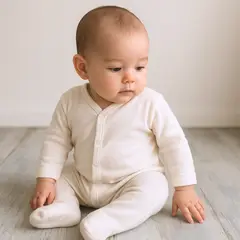 ECOBEBE - Enterizo Bebé Algodón Orgánico - Suave y Ecológico