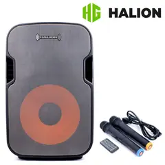 HALION - PARLANTE ACTIVO PHA-15T 15 2UHF MIC SOLO CORRIENTE