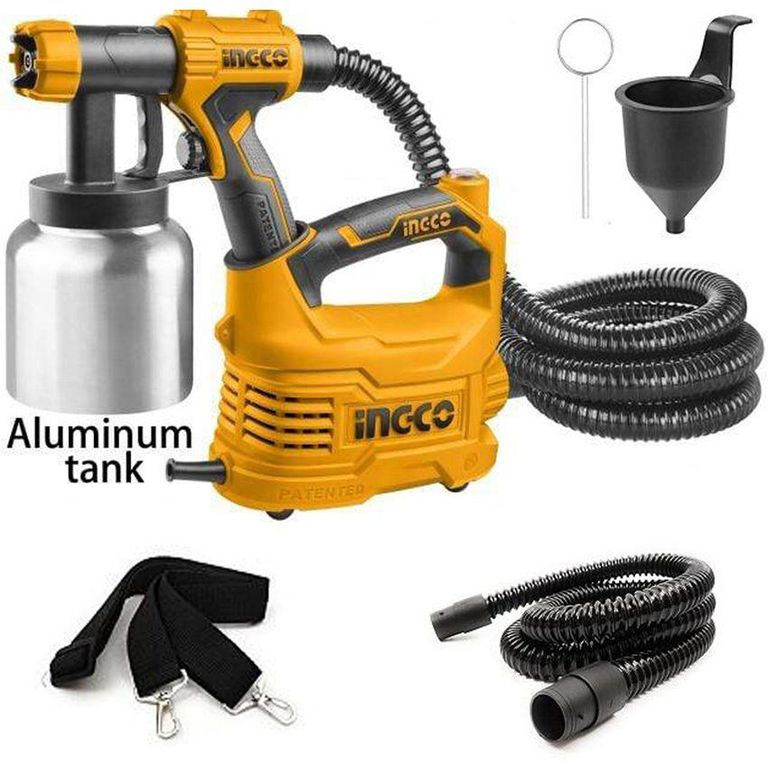 Pistola De Pintar 550W Eléctrica Compresora 800ML Ingco SPG5008-2