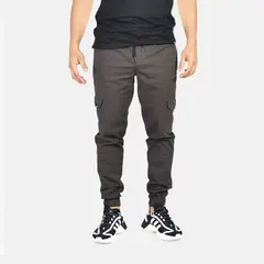 YONISTERS CLOTHING - Jogger Cargo Drill Semipitillo Marrón