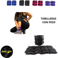 GENERICO - Tobilleras peso arena 4kg precio por par