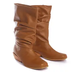 MATISMA - Botas Altas Slouchy Para Mujer Massa Camel