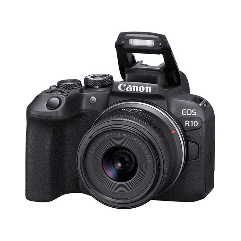 Cámara EOS R10 + RF-S 18-45MM IS STM + Est + Mem 64Gb