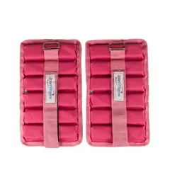 URBAN FIT - Tobillera ajustable con peso metal rosado - 3kg