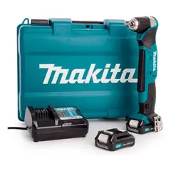 MAKITA - Taladro Angular 12v 3/8" Velocidad Variable 2 x 2.0Ah