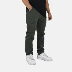 YONISTERS CLOTHING - Pantalón Drill Semipitillo Stretch Verde