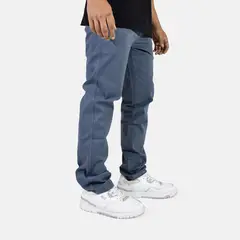 YONISTERS CLOTHING - Pantalón Drill Semipitillo Stretch Plomo Claro