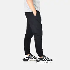 YONISTERS CLOTHING - Jogger Básico de Algodón Negro