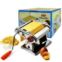 GENERICO - Máquina Para Hacer Fideos Laminadora Acero Inoxidable Regulable