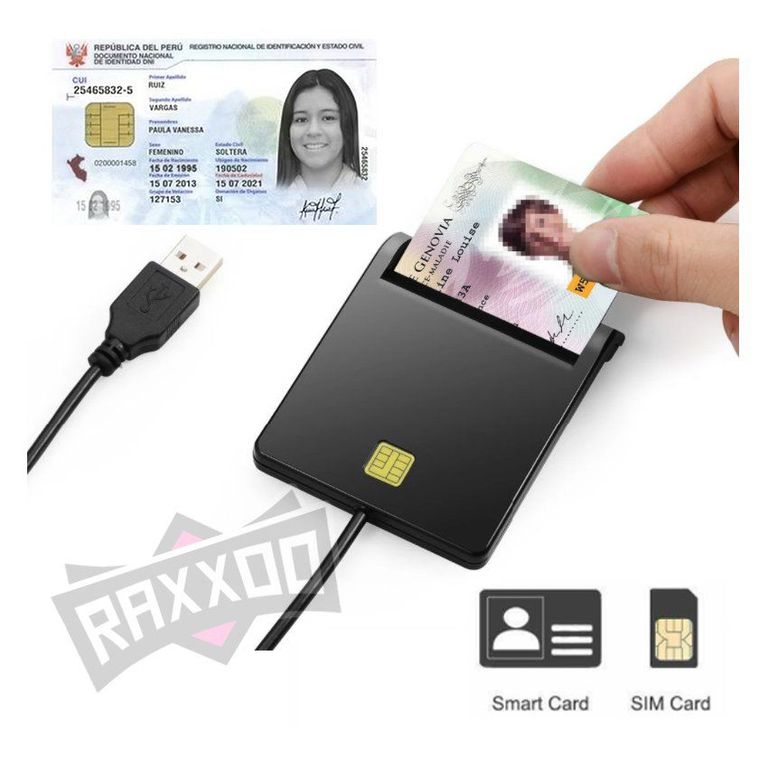 Lector dni smart card reader lector usb dni electronico tarjeta