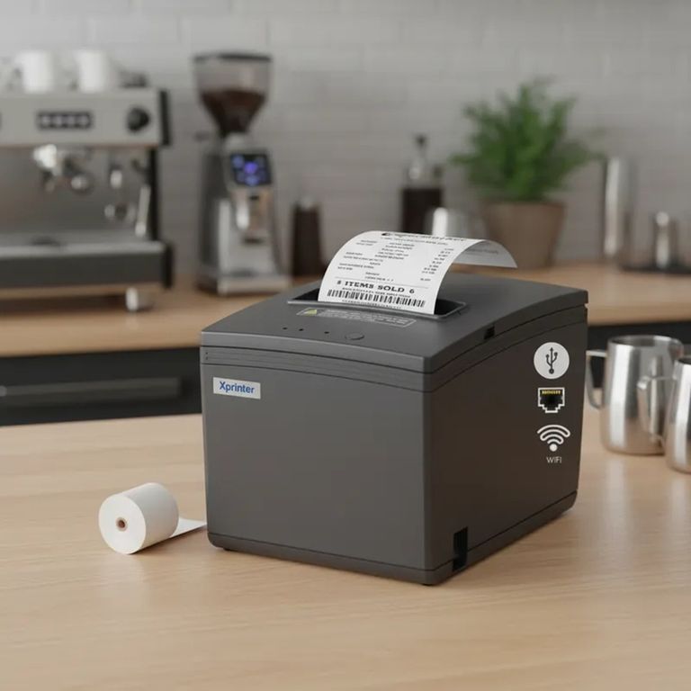 Impresora Ticketera Térmica USB WIFI LAN escritorio tickets 80mm E260L de escritorio