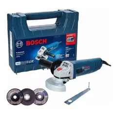 BOSCH - Amoladora Angular 4 1/2'' 850W 12000 rpm+ 3 Discos GWS 850