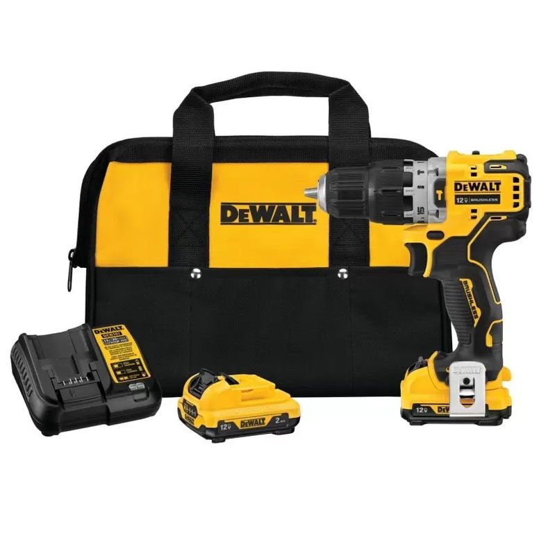 Taladro Percutor 3/8" 12V Max Xr Brushless 2 Bat DCD706F2-B2
