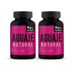 MUJER AGUAJE - 02 Frascos Aguaje Natural 100 Capsulas