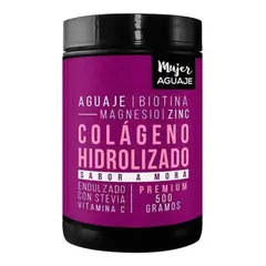 MUJER AGUAJE - Colágeno 500 g Sabor Mora