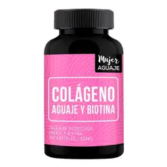 MUJER AGUAJE - 01 Frasco Colágeno, Aguaje & Biotina 100 Cápsulas