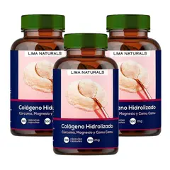LIMA NATURALS - Colágeno Hidrolizado X3 100 Cápsulas C/U
