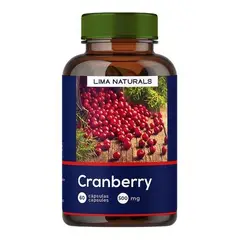 LIMA NATURALS - 01 Frasco Cranberry 60 Capsulas