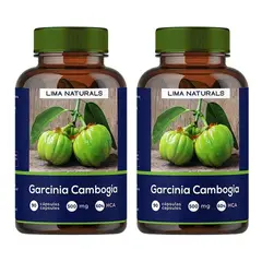 LIMA NATURALS - Pack 02 Frascos Garcinia 90 Capsulas