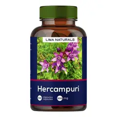 LIMA NATURALS - 01 Frasco Hercampuri 100 Capsulas