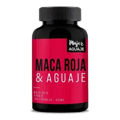 MUJER AGUAJE - 01 Frasco Maca Roja & Aguaje 100 Capsulas