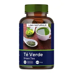LIMA NATURALS - 01 Frasco Te Verde 100 Capsulas