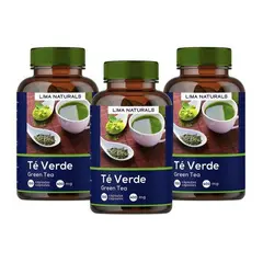 LIMA NATURALS - Pack 03 Frascos Te Verde 100 Capsulas