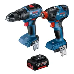 BOSCH - Taladro Percutor 1/2´ Llave 1/4´-1/2´ Batería 50Ah