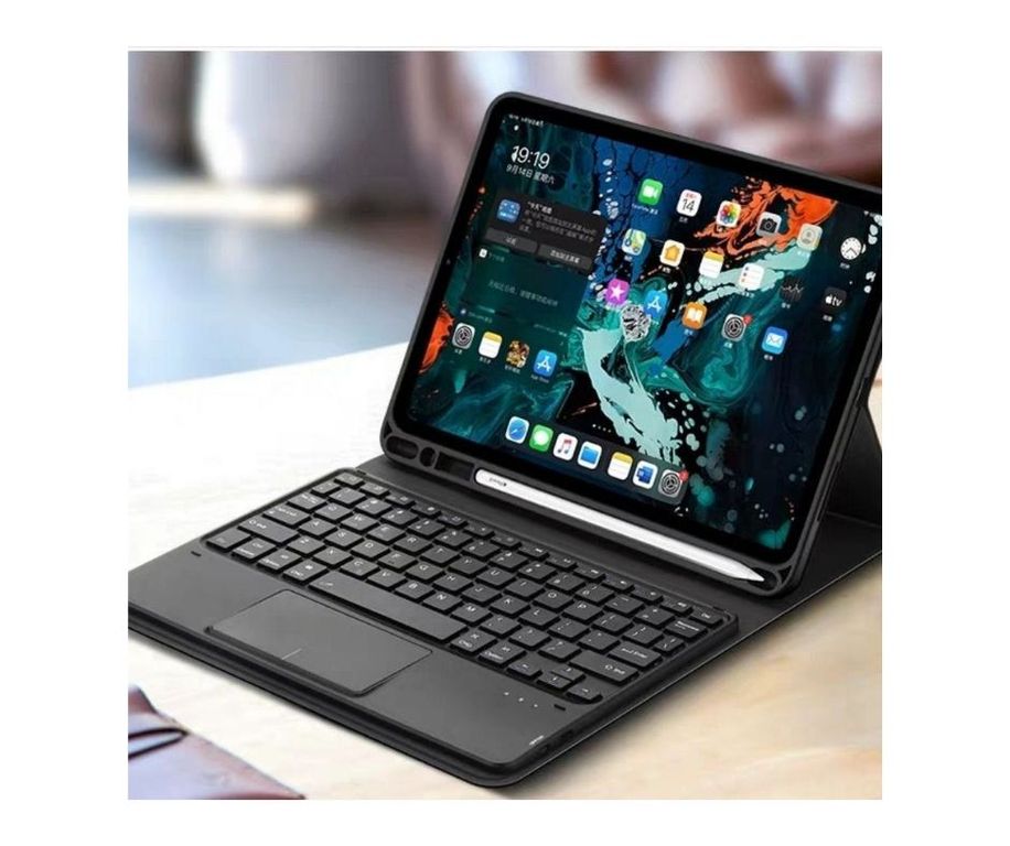 Case con Teclado TOUCHPAD iPad Pro 11 1ra a 4ta Gen con portapencil