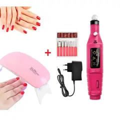 GENERICO - Pulidor De Uñas Electrico Lampara Secadora De Uñas