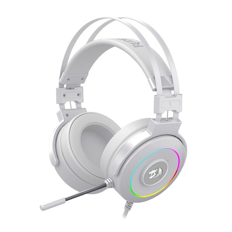Audifono Gamer H320W RGB 7.1 Lamia Blanco