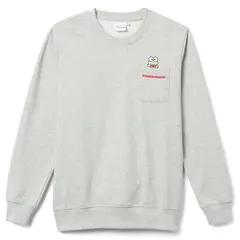 SANRIO - - Polera Keroppi Gray Pocket Talla M