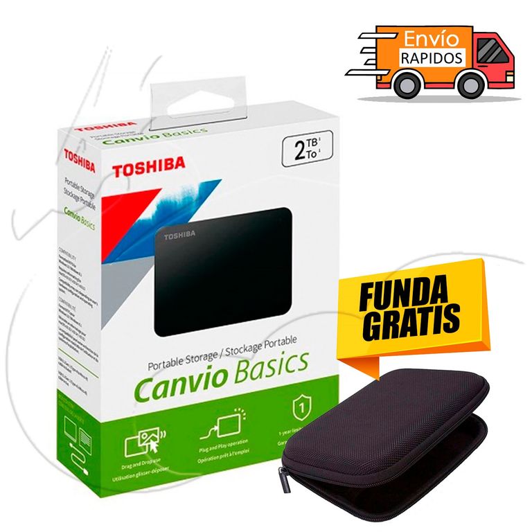 DISCO EXTERNO 2TB CANVIO BASICS