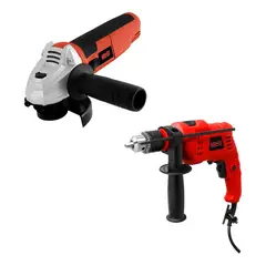WOLFOX - Esmeril Angular 4 1/2" 710W + Taladro Percutor 1/2" WF0001-K1