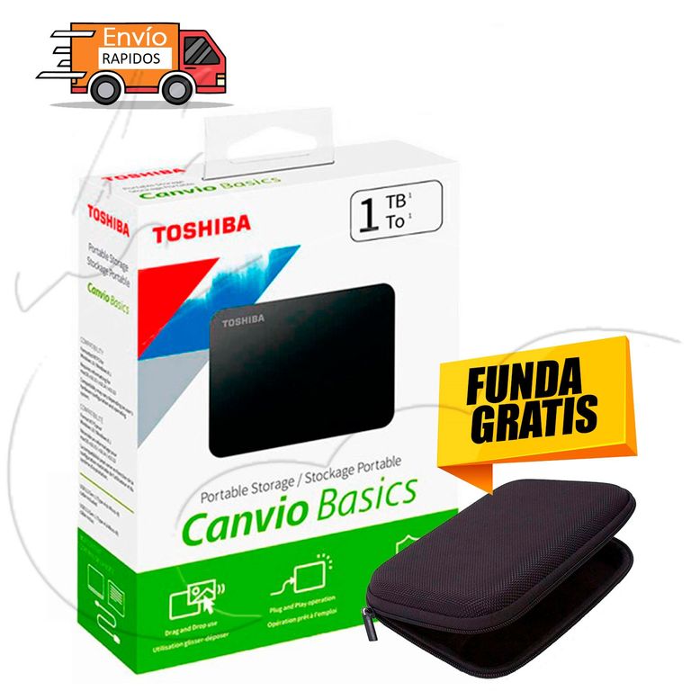 DISCO EXTERNO 1TB CANVIO BASICS