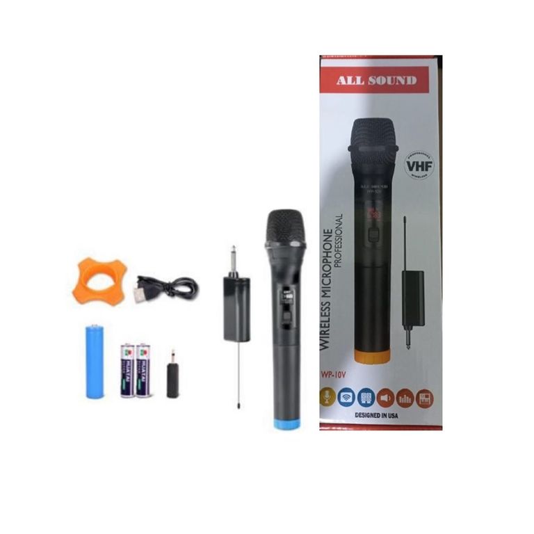 Micrófono de mano WP-10V inalámbrico profesional