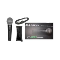 GENERICO - Micrófono Dinámico ALL SOUND MX-58PRO full metal