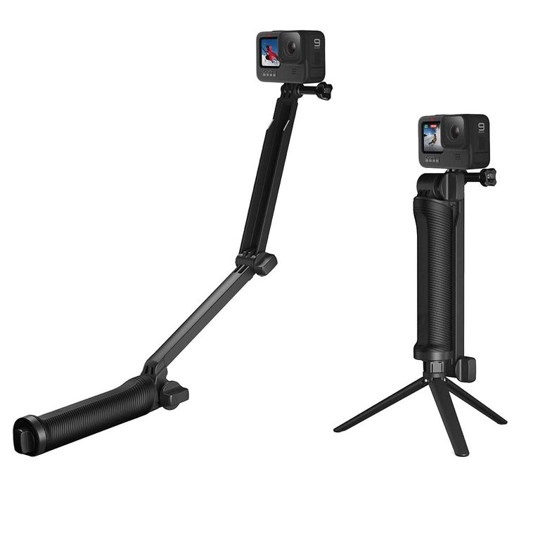 Monopod 3-Way Tripode palo extensible para Gopro Hero 13 12 11 Black