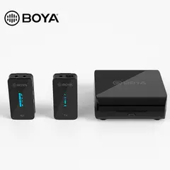 BOYA - Micrófono Inalámbrico BY XM6 K1 - Con Cargador - Original